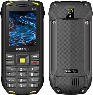 Mobilní telefon Aligator R40 eXtremo žlutý Mobilní telefon Aligator R40 eXtremo žlutý