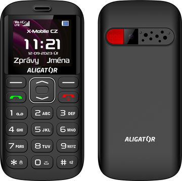 Aligator mobilní telefon A720 4G Senior černý Aligator mobilní telefon A720 4G Senior černý
