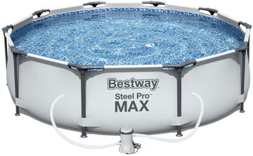 BESTWAY Bazén s konstrukcí, kartušovou filtrací Steel Pro Max 3,05 × 0,76m BESTWAY Bazén s konstrukcí, kartušovou filtrací Steel Pro Max 3,05 × 0,76m