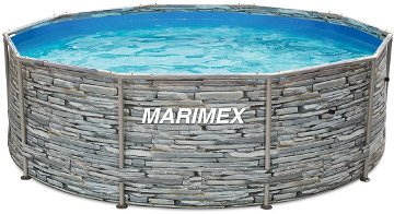 MARIMEX Bazén s konstrukcí FLORIDA bez příslušenství 3,66 x 1,22m - motiv KÁMEN MARIMEX Bazén s konstrukcí FLORIDA bez příslušenství 3,66 x 1,22m - motiv KÁMEN