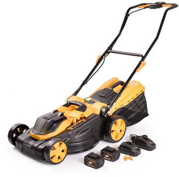 RIWALL PRO Rotační sekačka AKU 20V RALM 3820 set (2x4Ah)