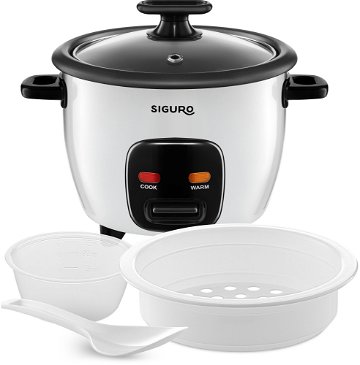 Siguro RC-A350W Rice Chef s napařovákem - Skvělé recenze Siguro RC-A350W Rice Chef s napařovákem - Skvělé recenze
