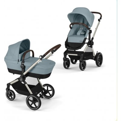 Cybex Eos Lux Taupe Sky Blue 2023 Cybex Eos Lux Taupe Sky Blue 2023
