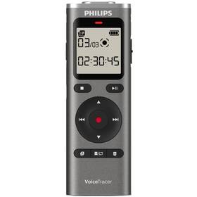 Diktafon Philips DVT1170 černý/stříbrný Diktafon Philips DVT1170 černý/stříbrný