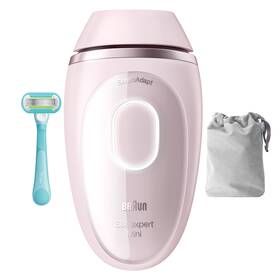 Epilátor Braun Silk-expert Mini IPL1111 růžový Epilátor Braun Silk-expert Mini IPL1111 růžový