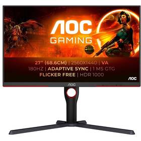 Herní monitor AOC Q27G3XMN/BK černý Herní monitor AOC Q27G3XMN/BK černý