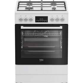 Kombinovaný sporák Beko FBM62330GWDTN bílý