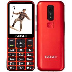 Mobilní telefon Evolveo EasyPhone LT pro seniory červený Mobilní telefon Evolveo EasyPhone LT pro seniory červený