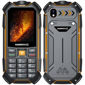 Mobilní telefon myPhone Hammer Boost 2 LTE černý/oranžový