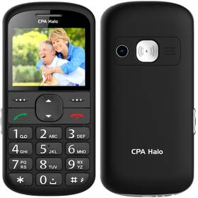 Mobilní telefon CPA Halo 21 Senior s nabíjecím stojánkem černý Mobilní telefon CPA Halo 21 Senior s nabíjecím stojánkem černý