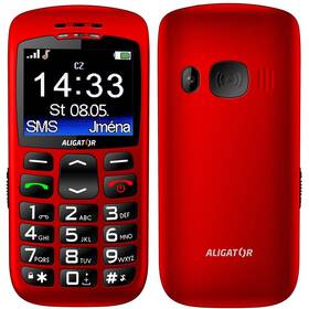 Mobilní telefon Aligator A670 Senior červený - Perfektní hodnocení Mobilní telefon Aligator A670 Senior červený - Perfektní hodnocení
