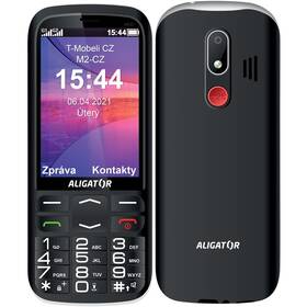 Mobilní telefon Aligator A830 Senior černý