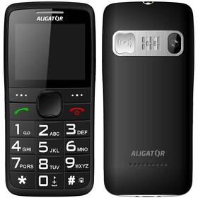 Mobilní telefon Aligator A675 Senior černý Mobilní telefon Aligator A675 Senior černý