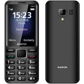 Mobilní telefon Aligator D860 Dual SIM černý Mobilní telefon Aligator D860 Dual SIM černý