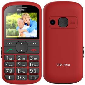 Mobilní telefon CPA Halo 21 Senior červený Mobilní telefon CPA Halo 21 Senior červený