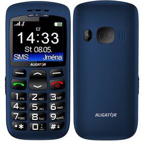 Mobilní telefon Aligator A670 Senior modrý Mobilní telefon Aligator A670 Senior modrý