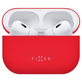 Sluchátka Pouzdro FIXED Silky pro Apple AirPods Pro 2 červené Sluchátka Pouzdro FIXED Silky pro Apple AirPods Pro 2 červené