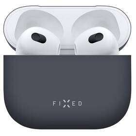 Pouzdro FIXED Silky pro Apple Airpods 3 (2021) modré Pouzdro FIXED Silky pro Apple Airpods 3 (2021) modré