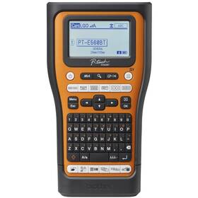 Tiskárna štítků Brother PT-E560BTVP černá/oranžová