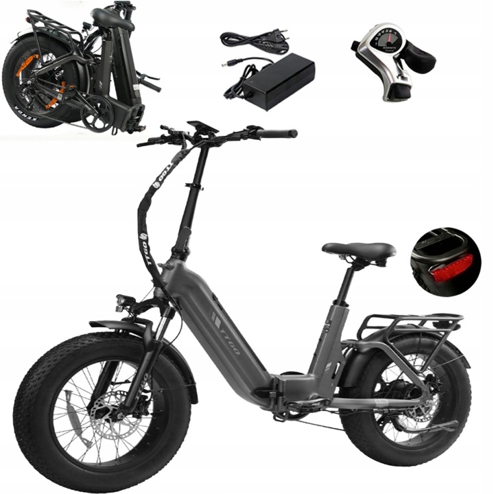 2026Elektrokolo TTGO F6 Pro s pneumatikami 20×4,0" 70Nm dojezd 140km skládací