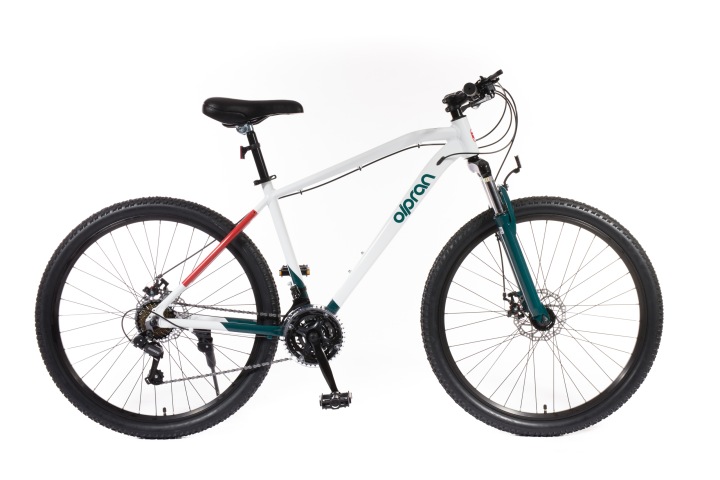 27,5" Olpran CANIS man 18" bílá/tmavá petrolejová/tmavě červená