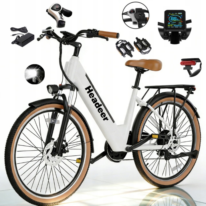 2026 Elektrokola pro dospělé HEADEER BD26195 250W 25 km/h 11,5 Ah