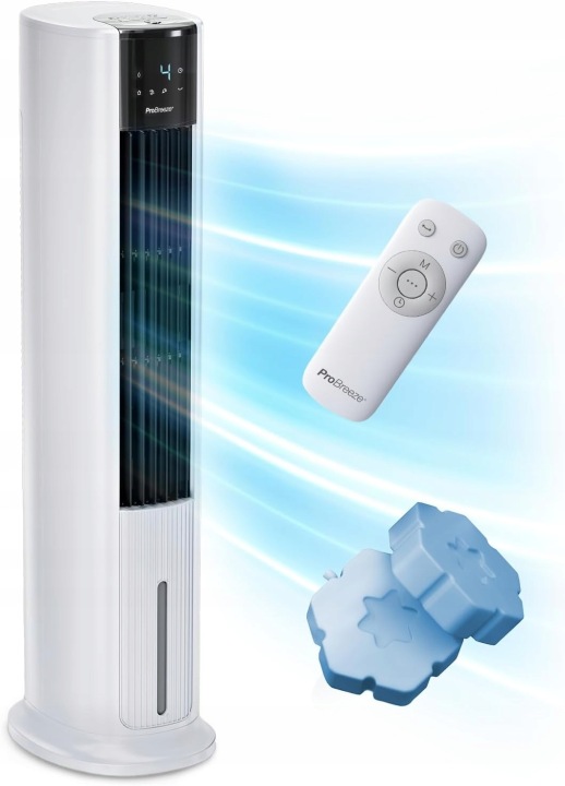 3v1 Klimatizér, věžový ventilátor Pro Breeze PB-AC06, dálkové ovládání, časovač - Skvělé recenze