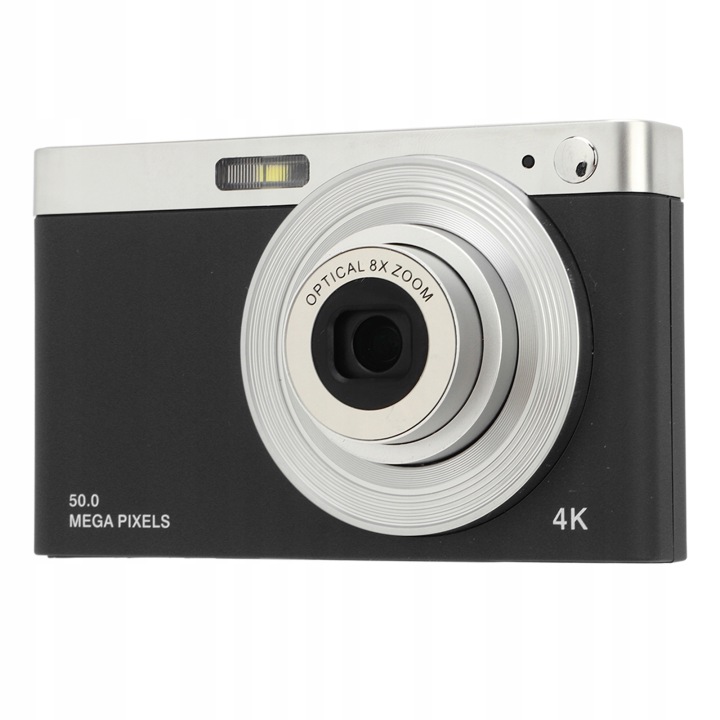 Fotoaparát 4K digitální kamera pro teenagery, 2,88" HD IPS displej, 50 MP, 16x zoom AQ - Perfektní hodnocení