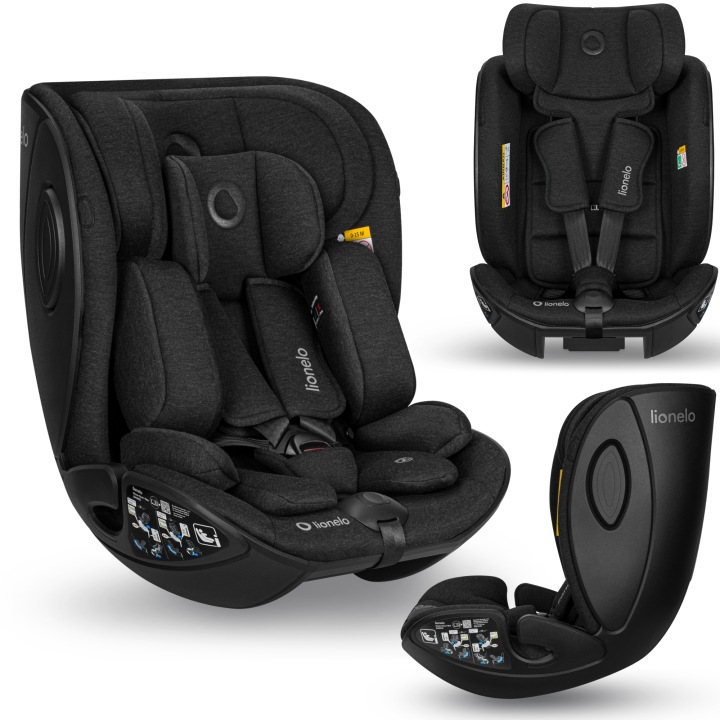 Autosedačka 40–105 cm Lionelo Moxie Next i-Size - BLACK