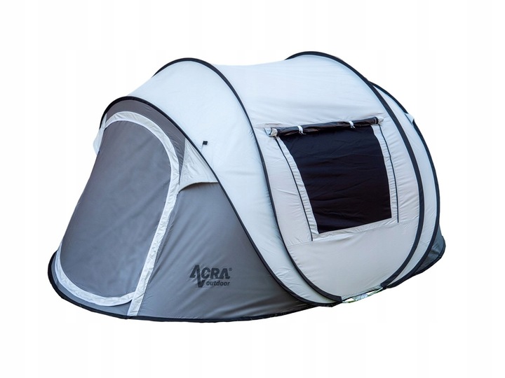 Acra Outdoor ST31 samorozkládací stan pro 2-3 osoby stříbrný se zatmavením - Skvělé recenze
