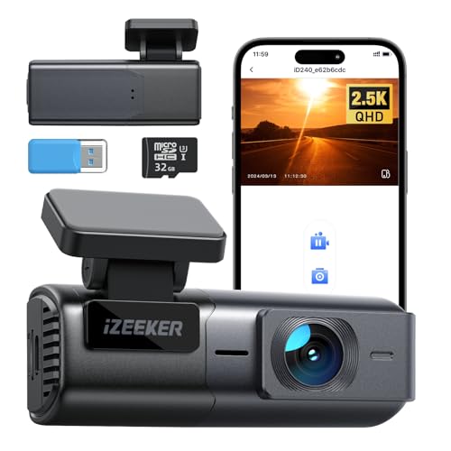 Automobilová kamera IZEEKER iD240ZZ QHD 1440P Wi-Fi G-Sensor 32 GB