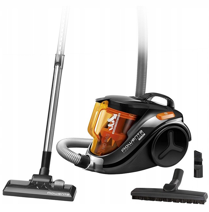 Bezsáčkový vysavač Rowenta Compact Power Cyclonic Parquet RO3753EA, če Bezsáčkový vysavač Rowenta Compact Power Cyclonic Parquet RO3753EA, če