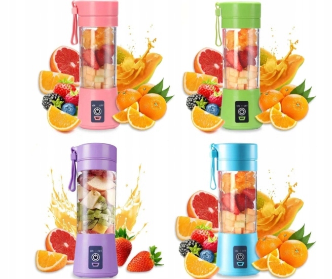 Bezdrátový mixér Blend&Go s USB, béžovo-hnědý, 0,40 l
