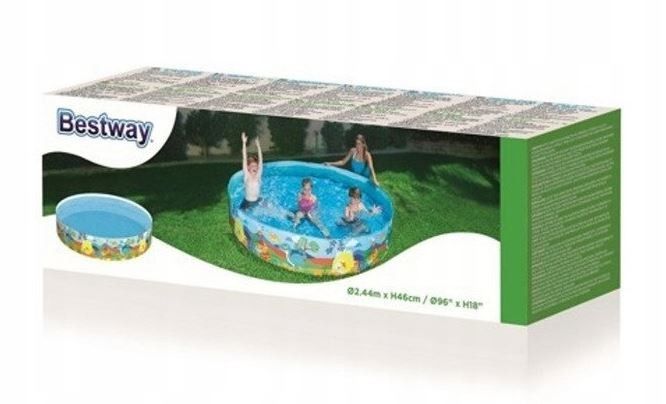 BAZÉN ROZKLÁDACÍ DINOSAURUS 244 X 46 CM - Skvělé recenze