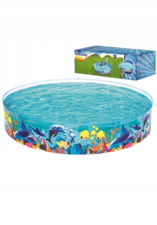 Bazén rybičky Bestway 244 x 244 cm 55031 - Skvělé recenze