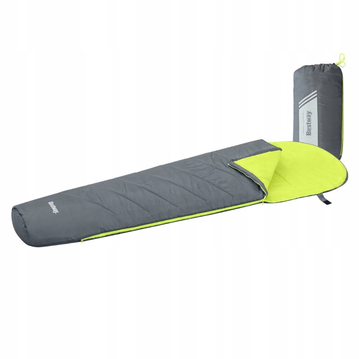 BESTWAY TURISTICKÝ SPACÍ PYTEL LEHKÝ VODĚODOLNÝ KEMPINGOVÝ MUMIE 220x75x50