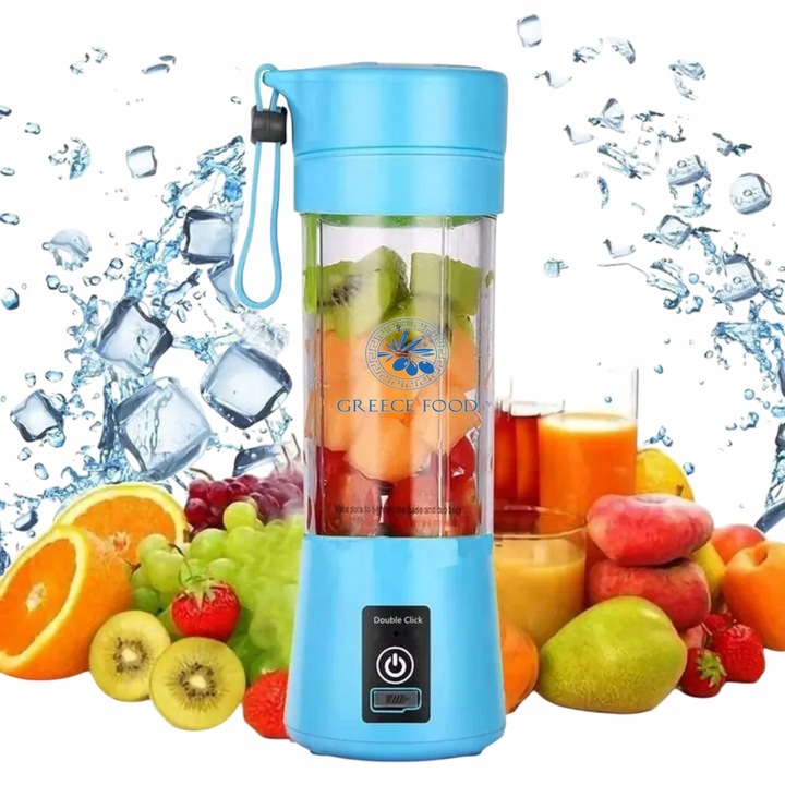 BLENDER KIELICHOWY TURISTICKÝ MIXÉR USB AKUMULÁTOR 380 ML BEZDRÁTOVÝ