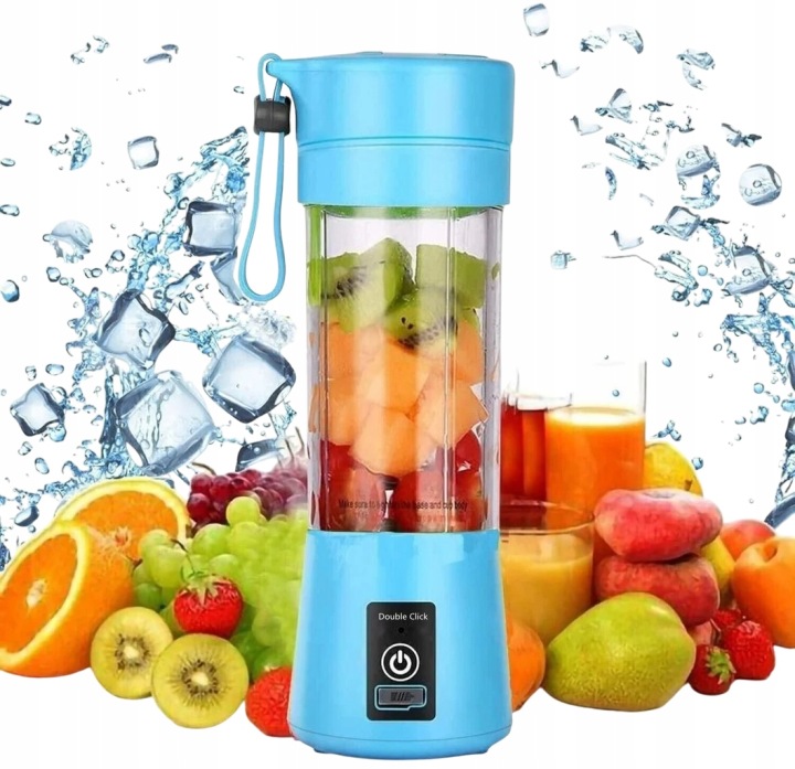 BLENDER KIELICHOWY TURISTICKÝ USB MIXÉR AKUMULÁTOR 380 ML BEZDRÁTOVÝ