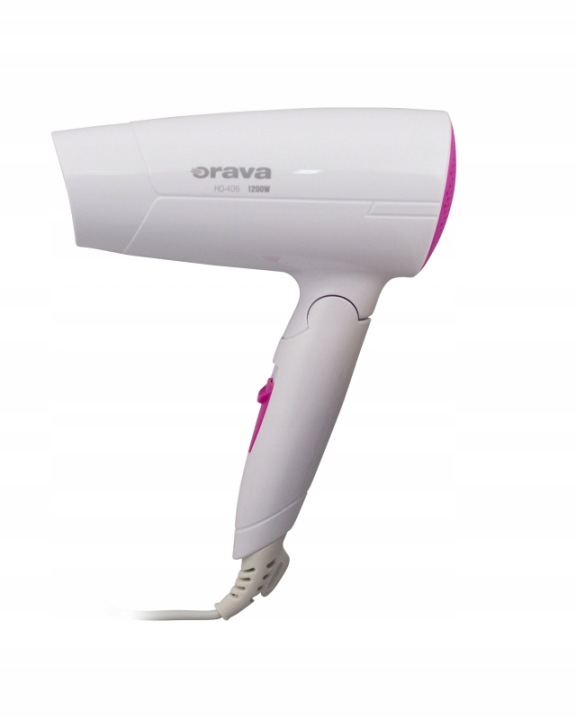 CESTOVNÍ VYSOUŠEČ VLASŮ ORAVA HD-406 1200W
