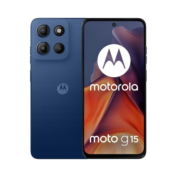 Chytrý telefon Motorola Moto G15 8 GB / 128 GB 4G (LTE) modrý