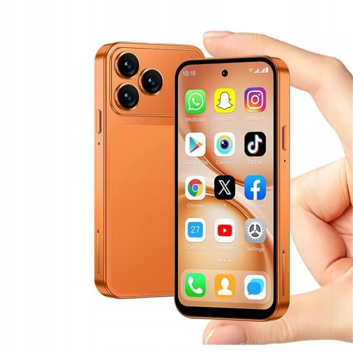 Chytrý telefon Nothing 16 GB RAM 3 GB úložiště 4G LTE oranžový