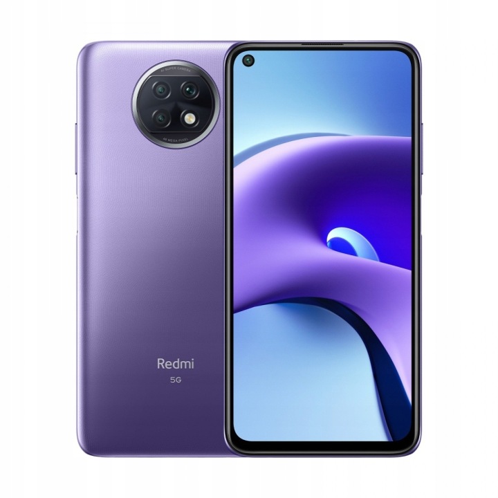 CHYTRÝ TELEFON XIAOMI REDMI NOTE 9T 4 GB / 128 GB 5G 6,53" FIALOVÝ