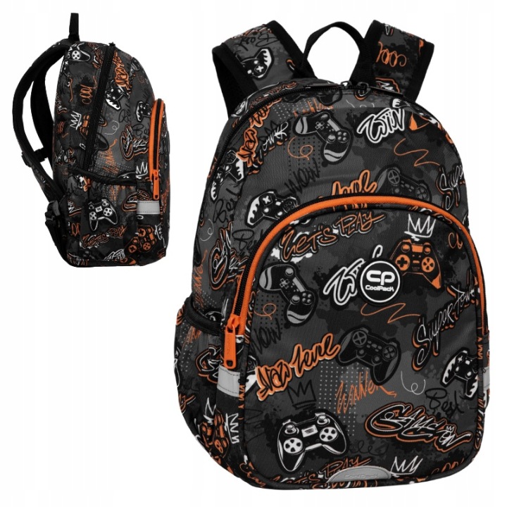 COOLPACK TOBY MALÝ BATOH PRO DĚTI JEDNOKOMOROVÝ GAMER