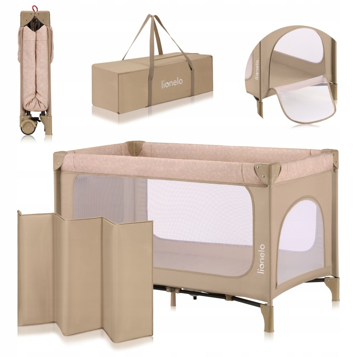 Cestovní postýlka JASMIN EASY FOLD BEIGE SAND
