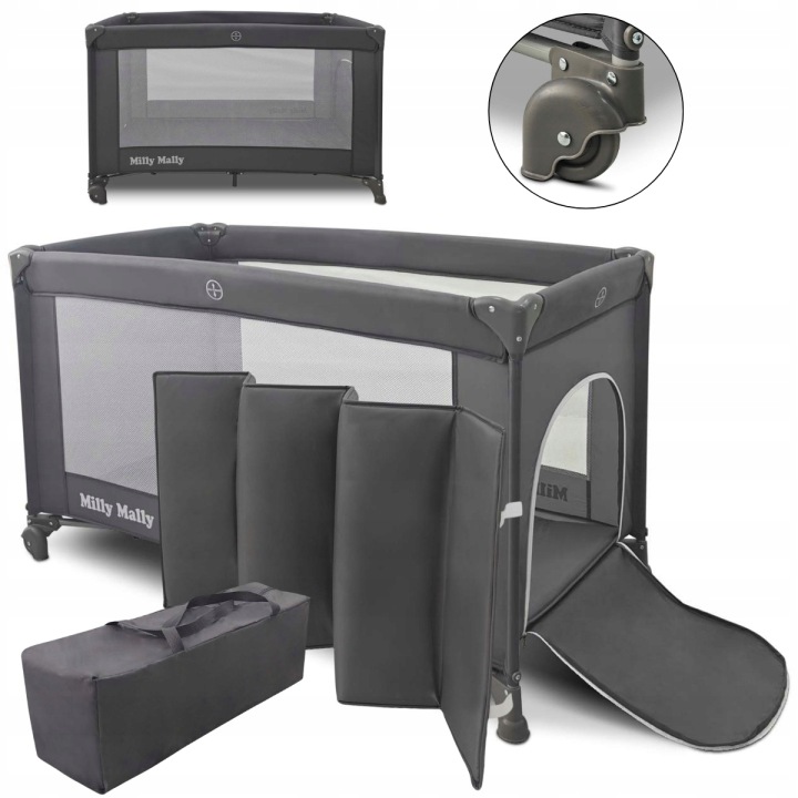 Cestovní postýlka Mirage Dark Grey - Výborné zkušenosti