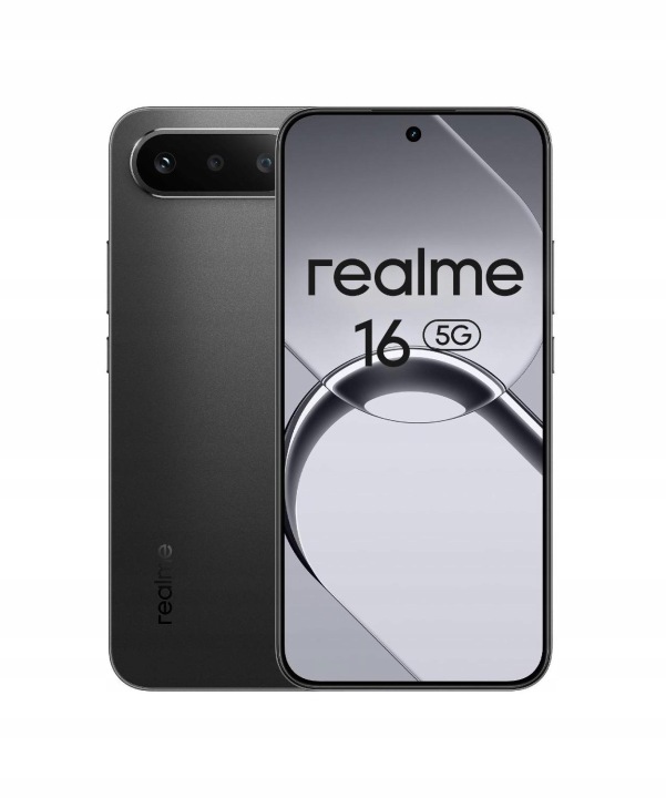 Mobilní telefon Chytrý telefon Realme 16 5G 8 GB 256 GB 6550 mAh Černý AMOLED Dual SIM - Perfektní hodnocení Mobilní telefon Chytrý telefon Realme 16 5G 8 GB 256 GB 6550 mAh Černý AMOLED Dual SIM - Perfektní hodnocení