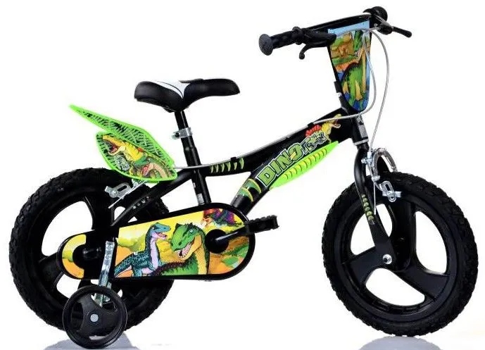 Dětské kolo Dino bikes DINO DS 14", zelené Dětské kolo Dino bikes DINO DS 14", zelené