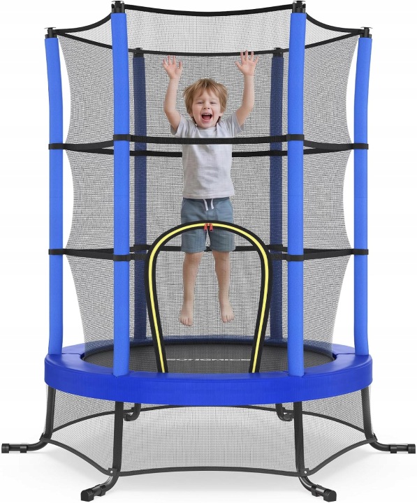 DĚTSKÁ TRAMPOLÍNA SE SÍŤKOU PRO DĚTI SONGMICS, PRŮMĚR 174 CM