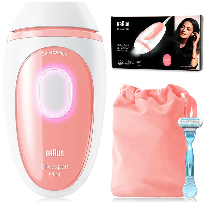 Depilátor Braun Silk-Expert Mini IPL PL 1014 bílá a růžová - Skvělé recenze