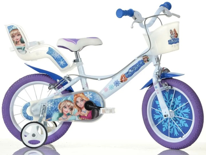 Dětské kolo Dino Bikes DINO SNOW QUEEN 14" kolo 14" bílé